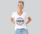 1966 60th Birthday V Neck Shirt